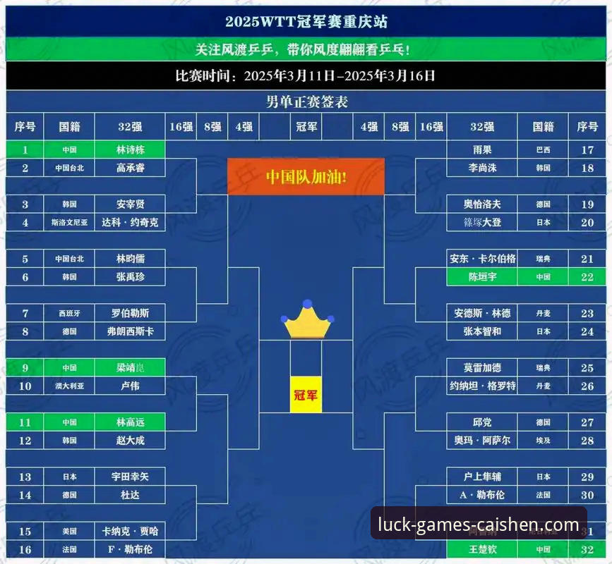 一场青春风暴的棋局：WTT重庆赛决赛深度复盘